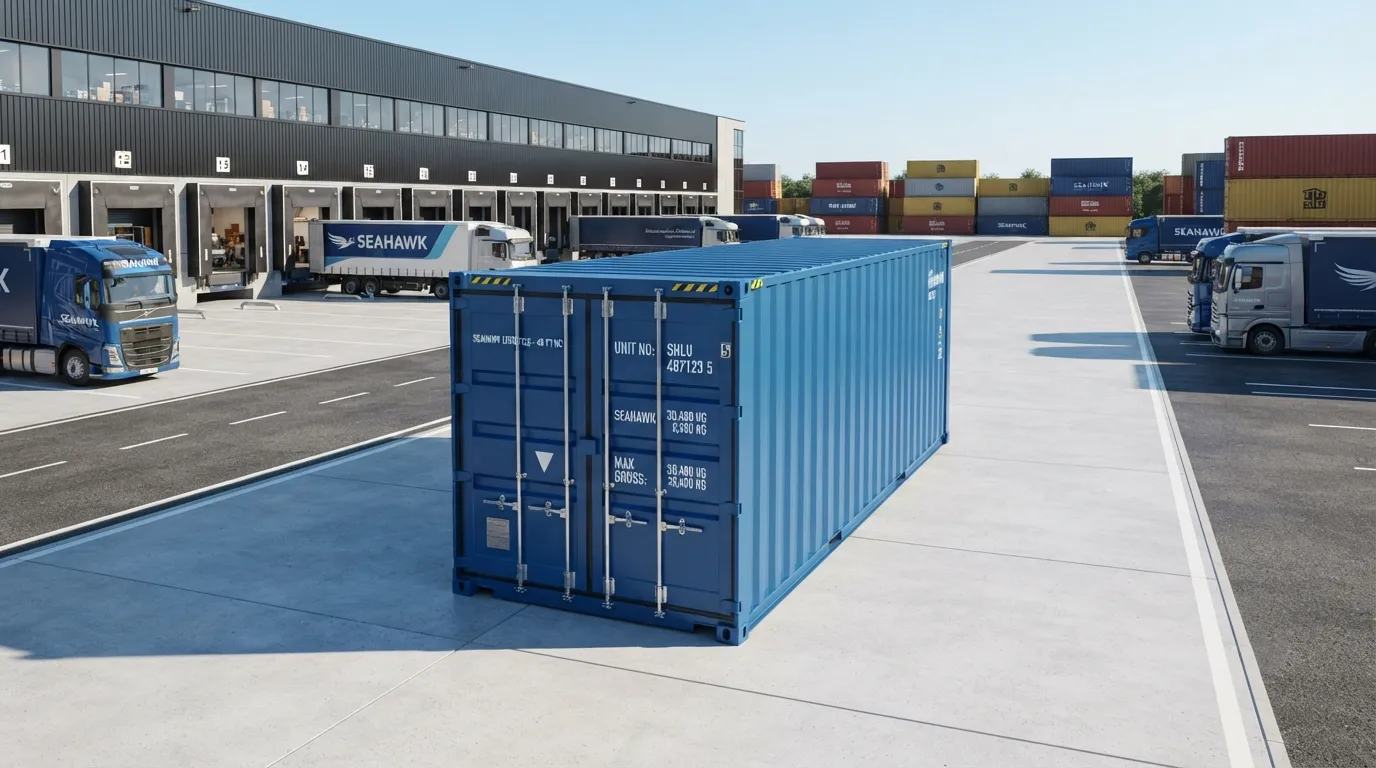 40ft storage container from our Diamond Bar fleet