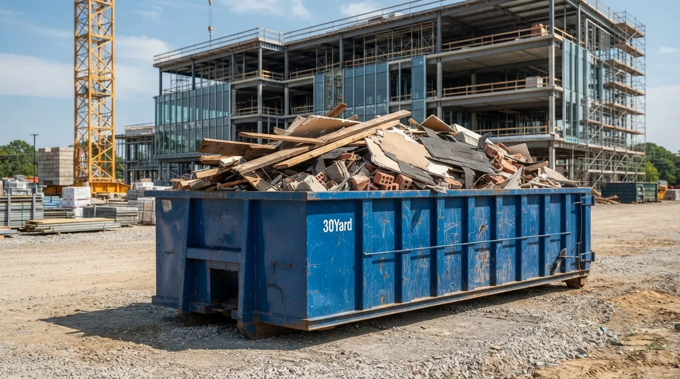 30 yard dumpster rental from our Diamond Bar fleet